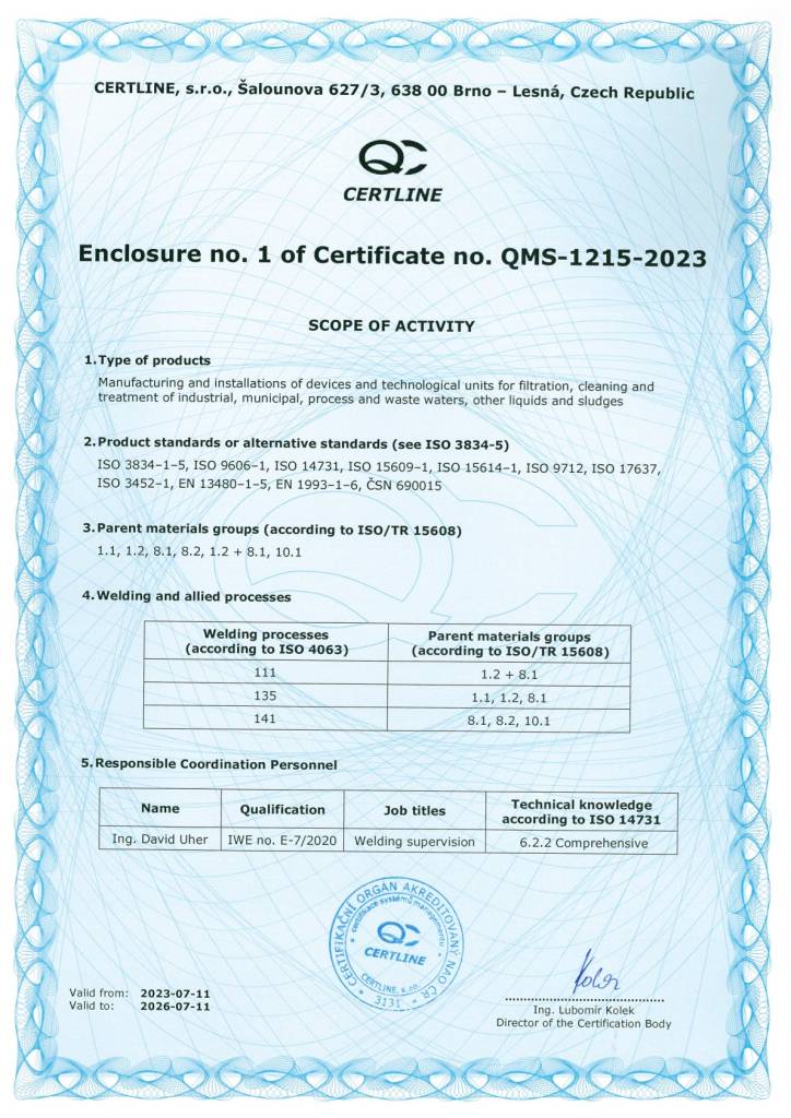 Certificate ISO 9001 - QMS_1092_2023-2026-scope of activity - welding_EN